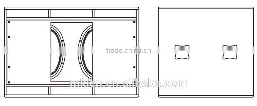 P218SUB pro sub sound,disco sound subwoofer, outdoor subwoofer
