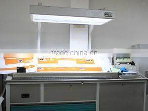 Supermarket eye catching advertising cardboard makeup counter display