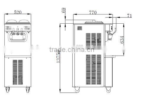 milkshake vending cart