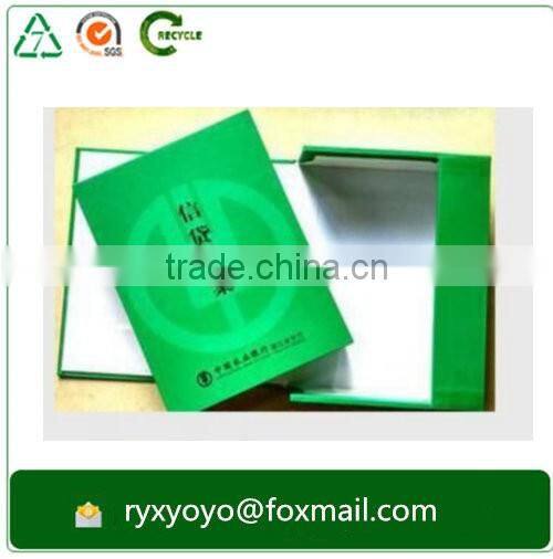 a4 size customzied hard paper cardboard lever arch file box