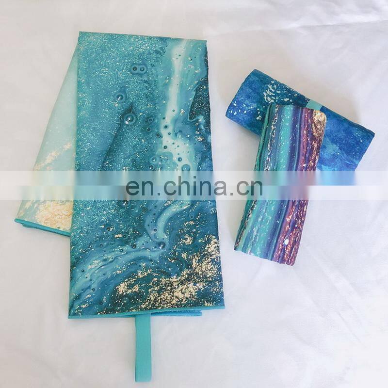Ready Stock High Quality Microfiber Colorful Print Quick Dry Sand Free Bath Beach Towel