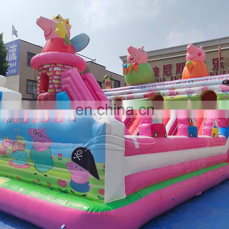 Cheap Inflatable Castle new design air bouncer inflatable trampoline slide For Sale