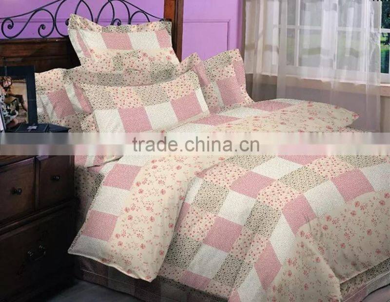 fashion design microfiber fabric bedding sheet set for home textile