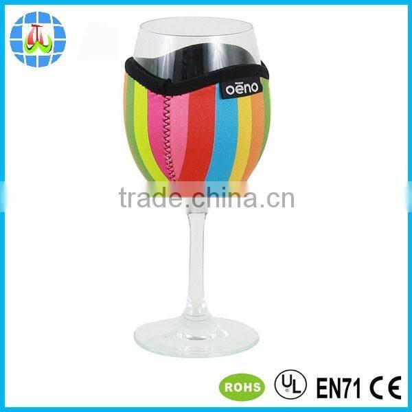 durable neoprene 6-pack beer bottle cooler for outdoor pinic