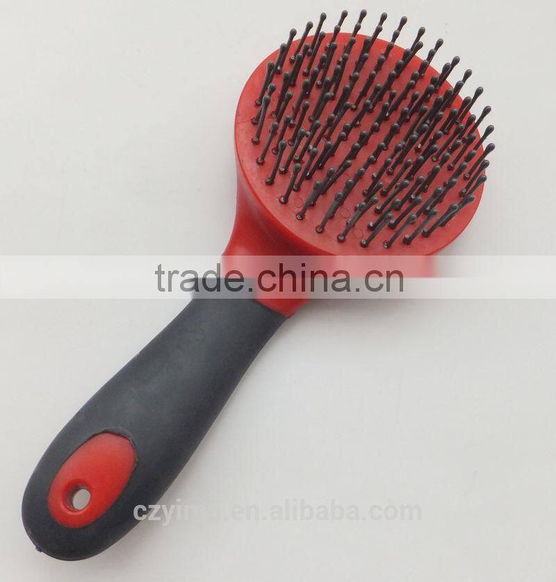 great grip mane & tail brush for horse gooming