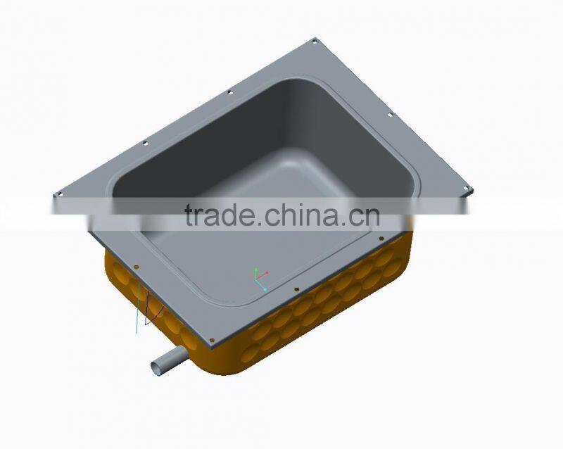 Stainless steel sink for automobile