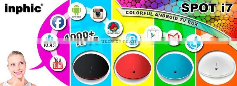 android 5.1 tv box Amlogic S905 1GB DDR3 8GB eMMC Hot for USA Canada Europe Inphic Spot I7 Smart TV Box