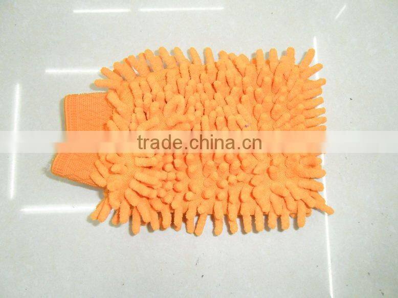Chenille car washing gloves