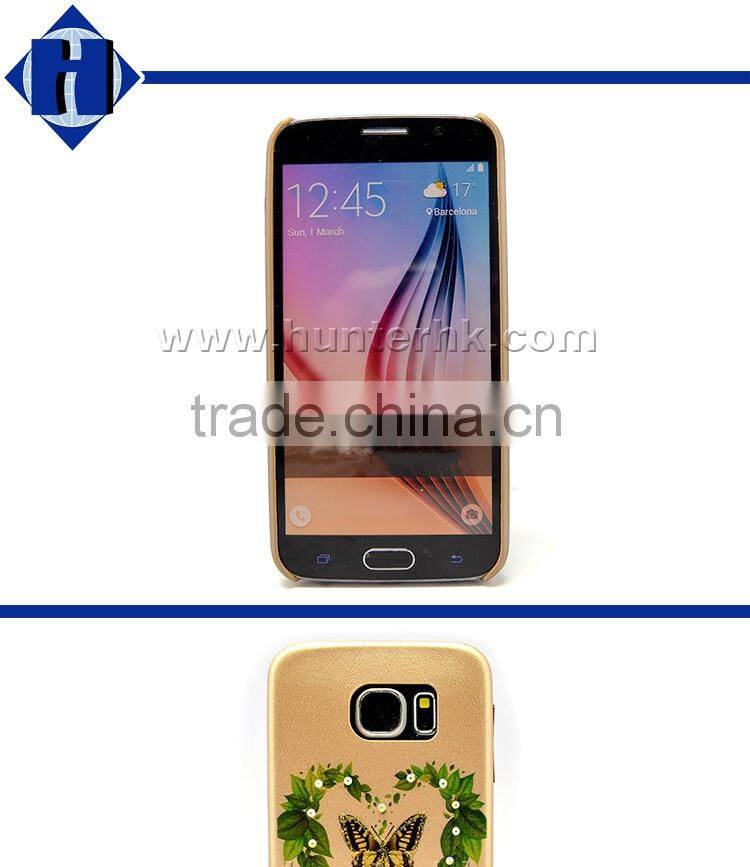 Butterful Heart-Shaped Diamond Case For Samsung S6