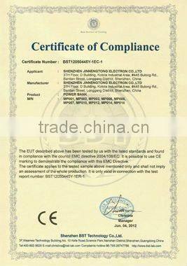 2012 New & Hot Design for iPhone Universal Portable Power Bank MP003 -China Factory