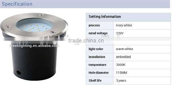 stainless steel underground light led inground lamp