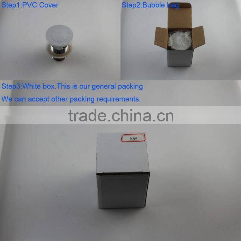 Watermark High Quality Basin Wash Accessories with Overflow Brass Waste Pop Up Click Clack (K80)