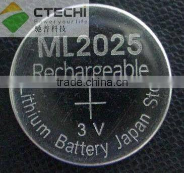 ML2025 rechargeable battery