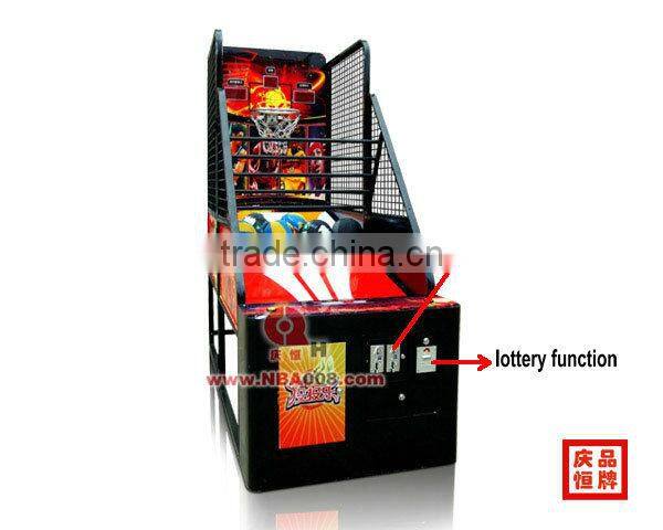 QH coin operated basketball game machine for sale