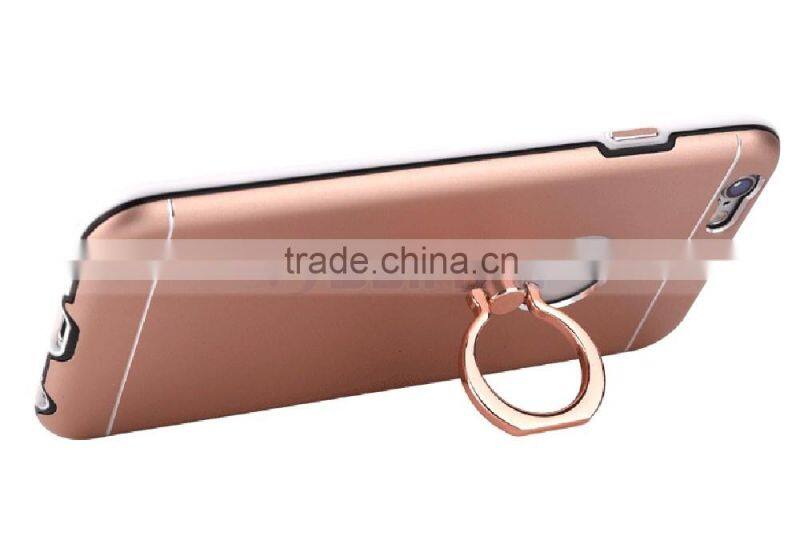 Aluminum Full Cover Hard Mobile Phone Case Alloy Case With Ring Holder For iPhone 6S 6