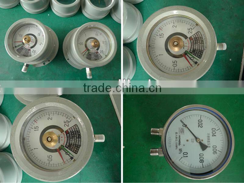 Low price stainless steel pressure gauge manometer