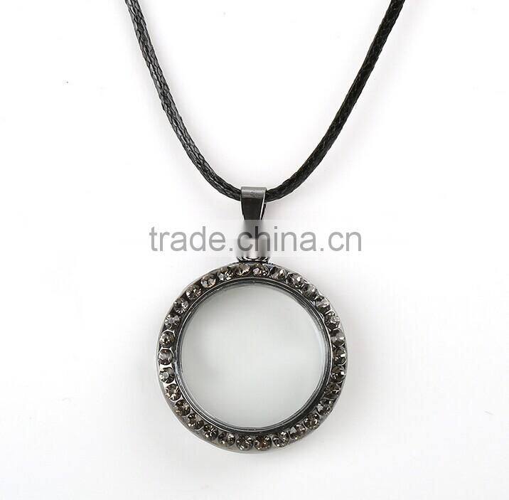 2015 wholesale alibaba express jewellery multicolor heart shaped floating lockets necklace