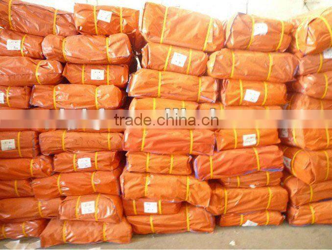 85gsm orange waterproof plastic tarpaulin& waterproof cover truck cover canopy cover