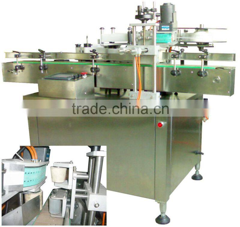 High- precision front, back and neck labeling machine