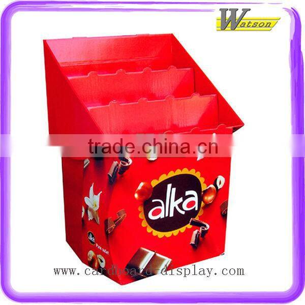 hot sale advertising cardboard paper dump bins for Waterproof Nylon small Cosmetic Bags