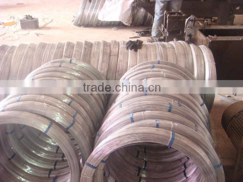 ganado cerca de alambre ovalada