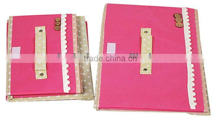 High quality non woven Waterproof coated double cover receive sorting box store content box