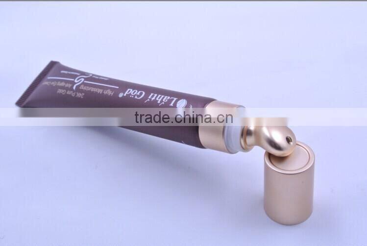 New Type 15ml Cosmetic Tubes with Metal Applicator /Plastic Packing Tubes for Eye Cream and lipstick tube