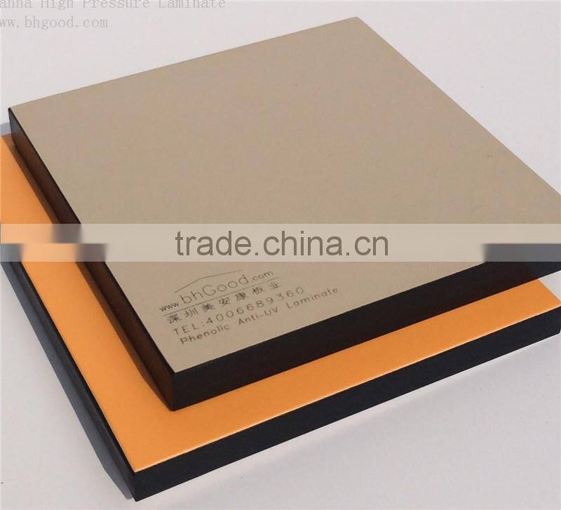 White color waterproof hpl laminate bathroom wall panel