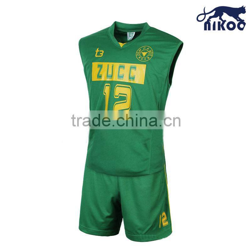 quality men's volleyball uniform sublimated for team wholesale volleyball jersey