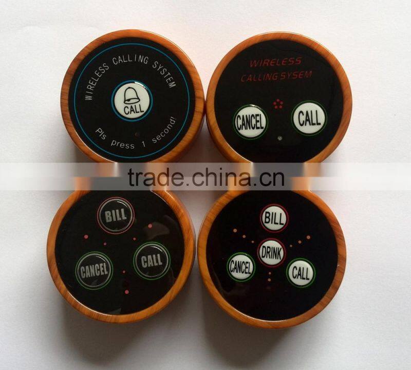 Restaurant Waterproof Waiter Buzzer ,Table Call Button ,Guest Paging System