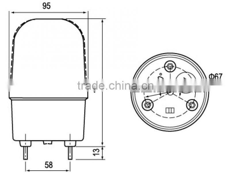 CNTD New Police Light For Sale Rotary Warning Light Suppliers