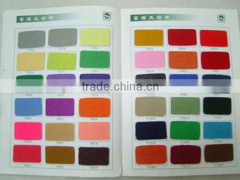 black non woven polyester interlining felt