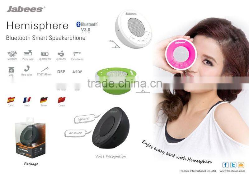 In-built Microphone Mini Mushroom Bluetooth Portable Speaker for Tablet