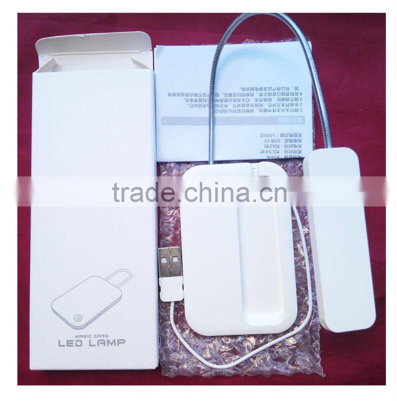 New ultra slim card led table lamp