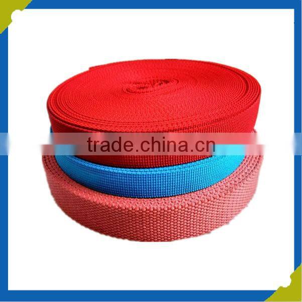 20mm bright color cheap flat tubular 50mm nylon gloss finish webbing