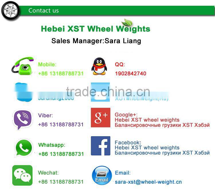 ISO 9001:2000 lead/pb adhesive wheel weights