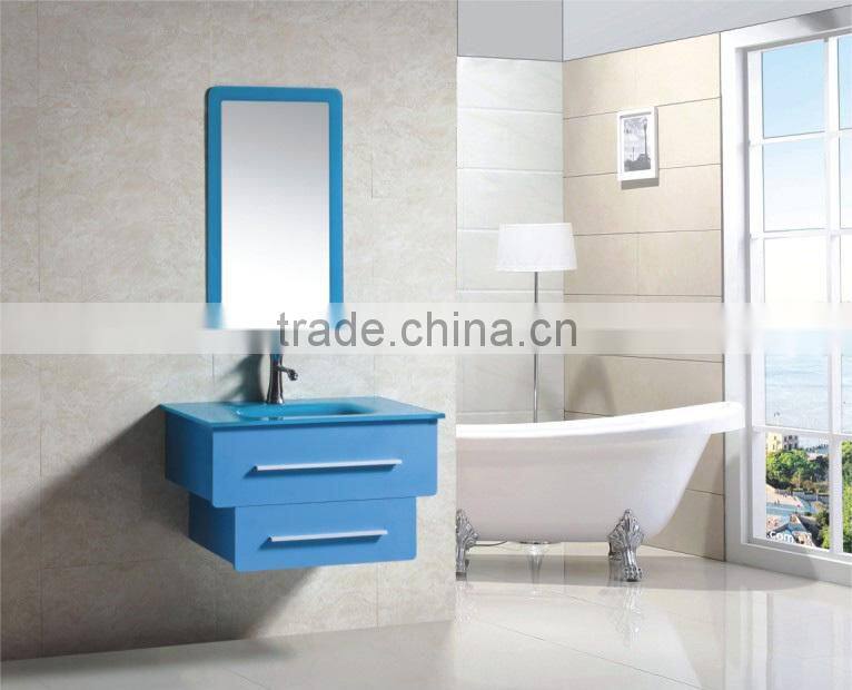 2015 New design Wall hung PVC Bathroom Cabinet 9036