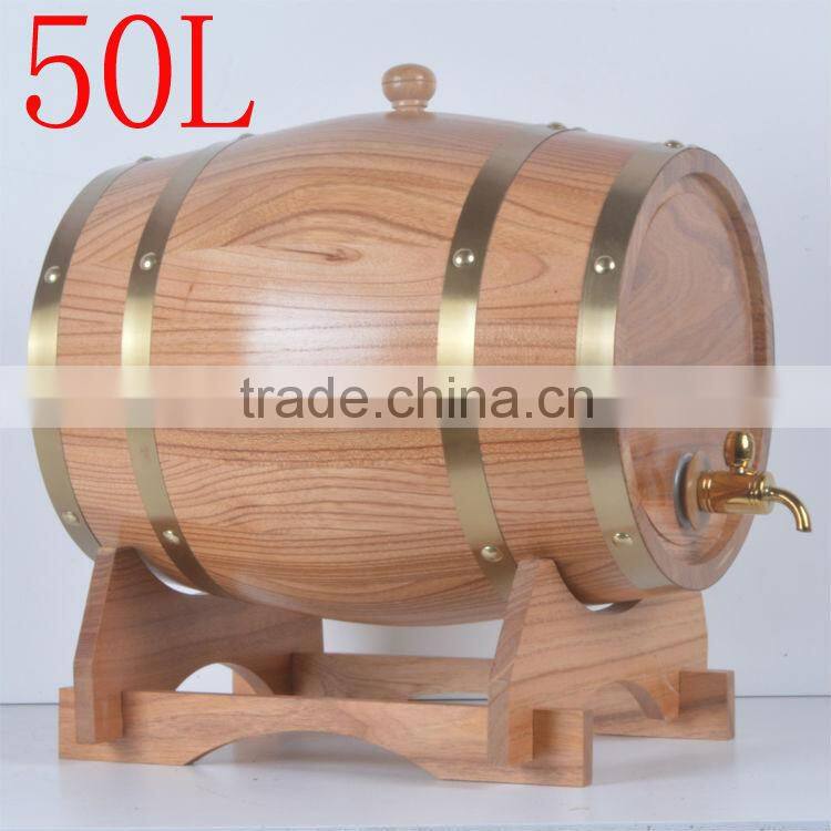 Various sizes and colors wooden barrels for sale