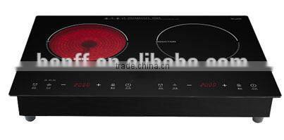 Combination 4000W induction cooker vs infrared cooker induction heating electric cooker