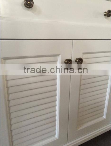 White bathroom cabinet/solid wood bathroom cabinet/wooden bathroom cabinet