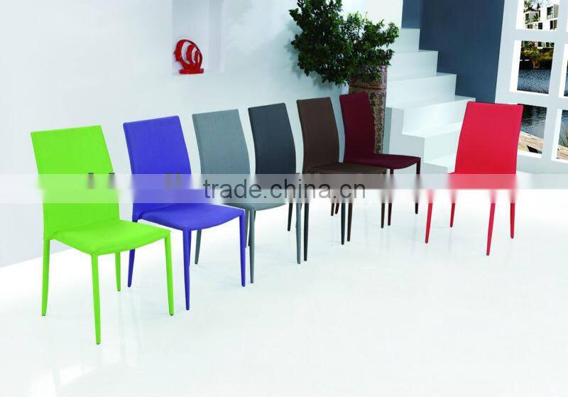 2013 colorful leather pvc/ pu Dining Chair