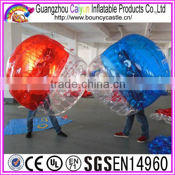 Brand new human size inflatable body bumper bubble ball for kids and adults