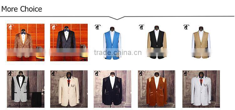 China Menswear Manufacturerr OEM Wholesale Men Slim Fit French Polka Dot Blazer