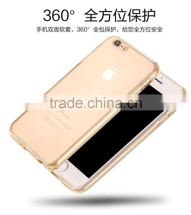 Shockproof 360 Protective Clear TPU Gel Case Cover For Apple Iphone SE