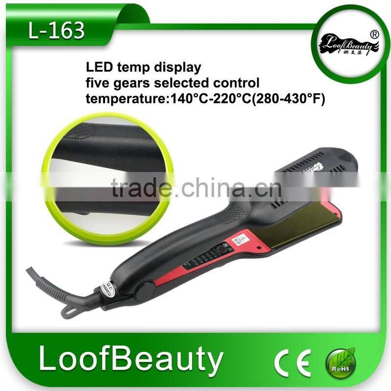 PTC heater, fast heat up titanium flat iron