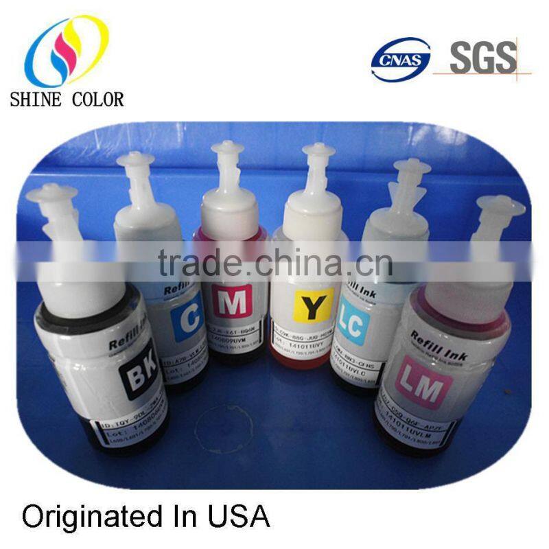 6 color Refill Ink for Epson L800 L801 Desktop Printer