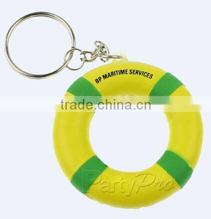 Partypro 2015 Ningbo High Quality Custom Logo Promotional PU Life Ring Stress Toy