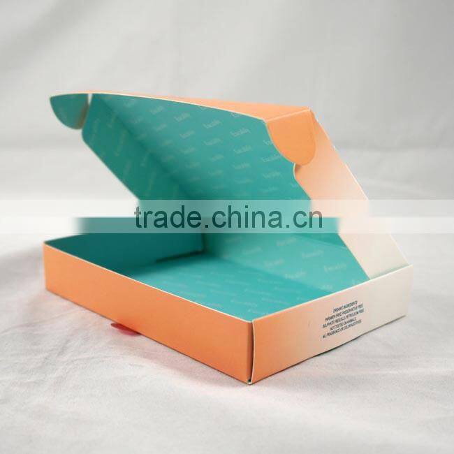 2016 cheap new design accept custom print full color LOGO mask packing box