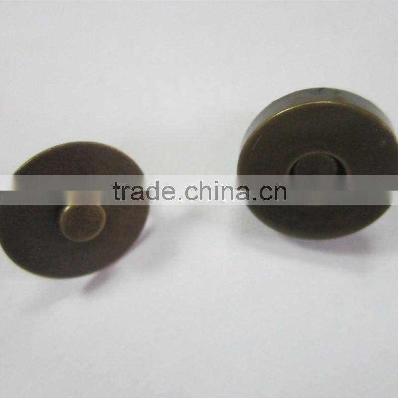 Special hot selling anti-brass copper magnetic snap button for wholesale