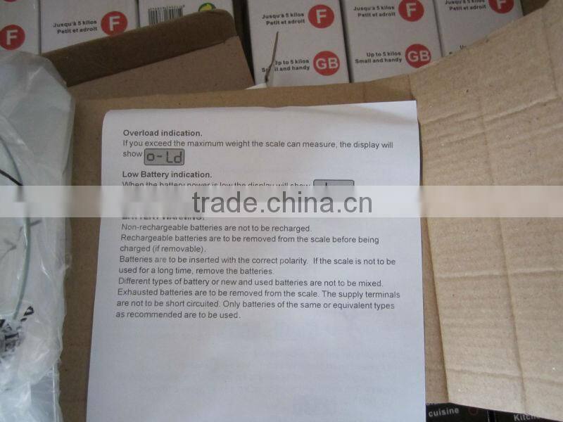 5KG Digital Kitchen Food Scale LOT-C10